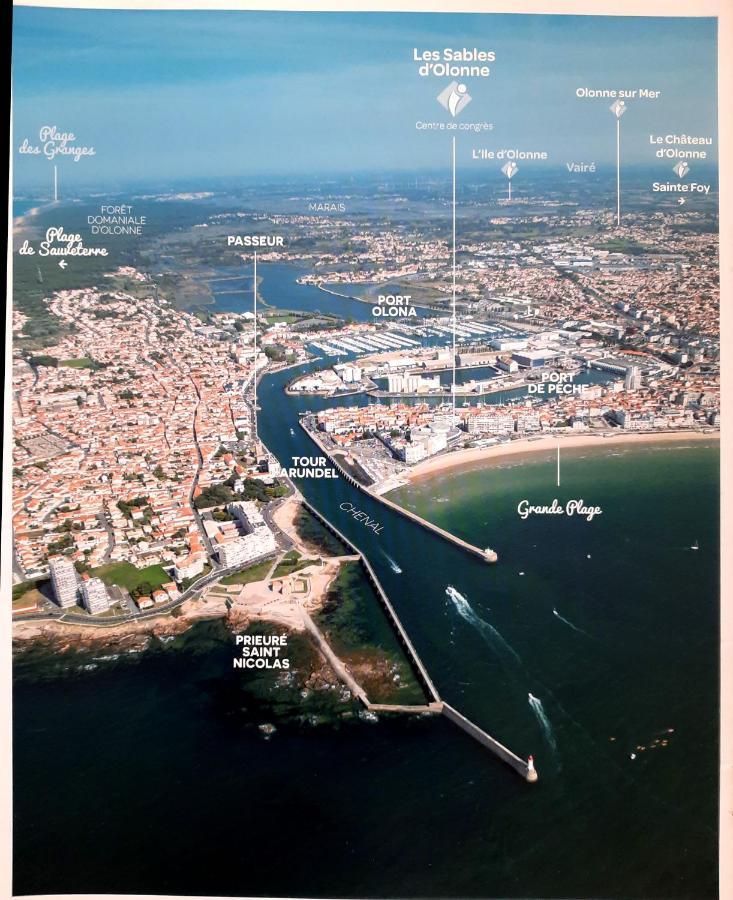 Appartement Vue Sur Mer Les Sables-dʼOlonne Buitenkant foto